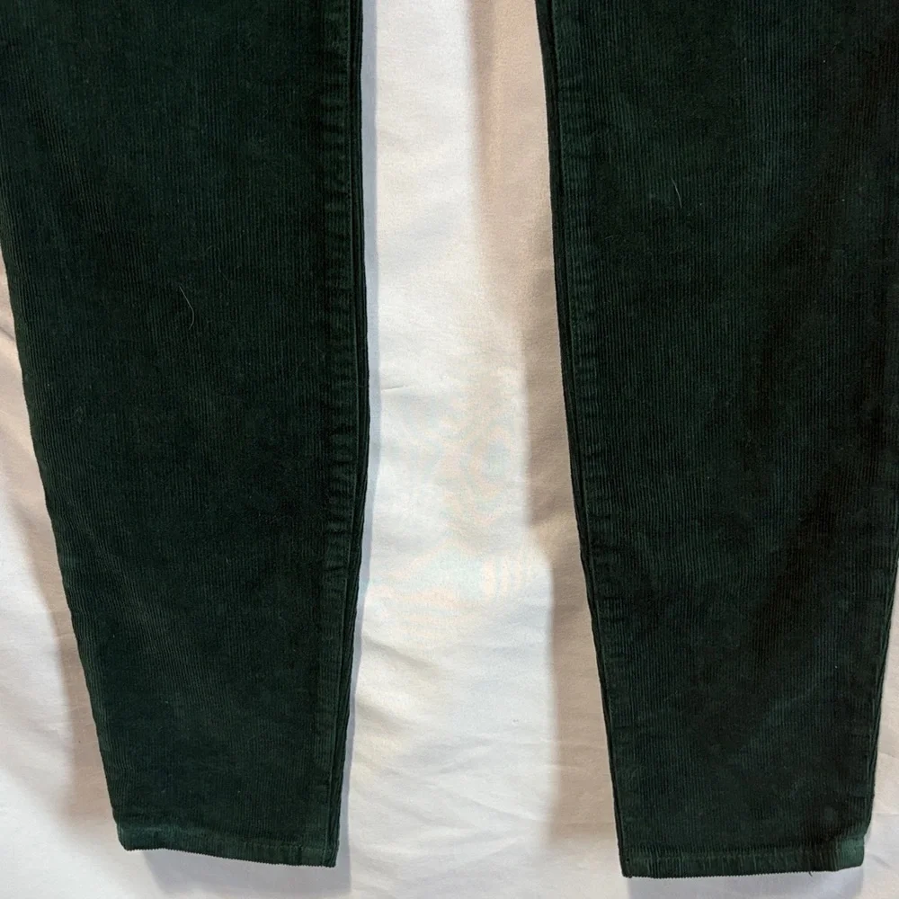 J. Crew Dark Green Skinny Corduroy Jeans - Picture 4 of 9